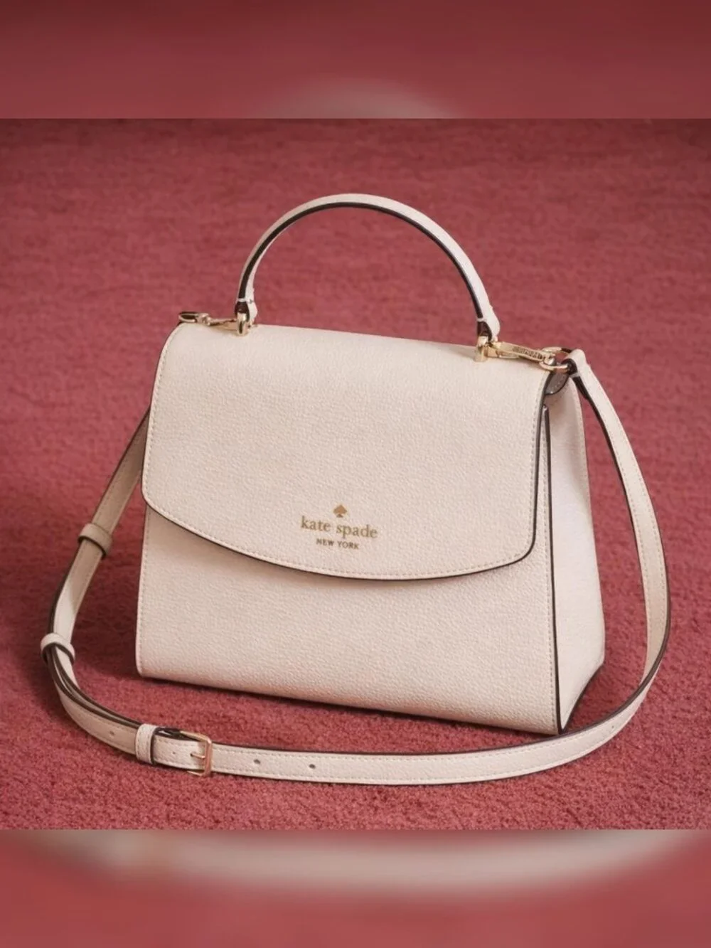 Kate Spade New York Darcy Top Handle Satchel - Parchment